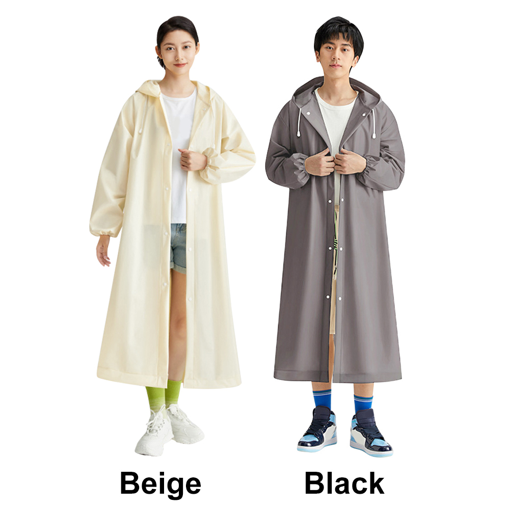 Women'S Fashion Rain Jacket - Длинный плащ для взрослых, одноразовый, утолщенный,