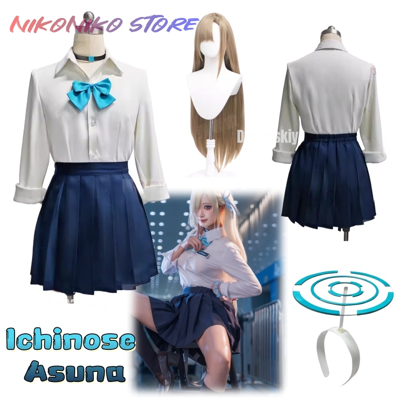 Pleated Skirt Women - Костюм для косплея Ichinose Asuna из