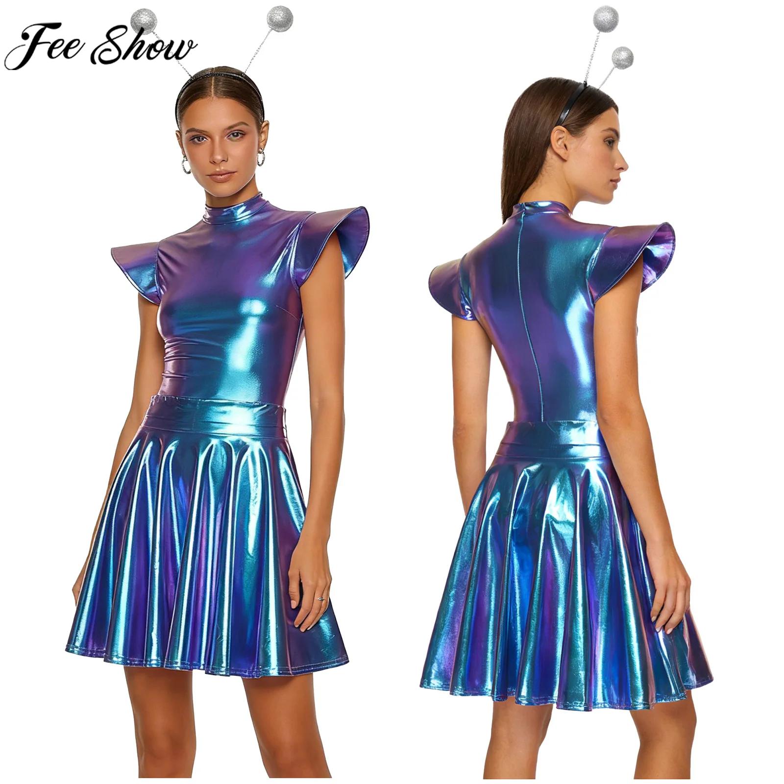 Pleated Skirt Women - Женский костюм для косплея на Хэллоуин: