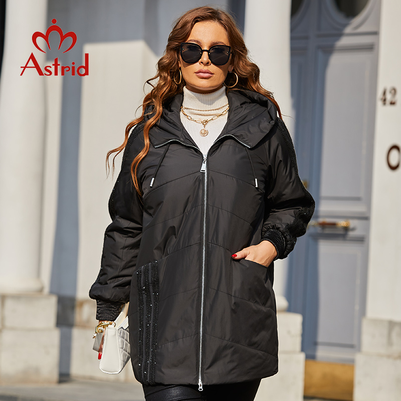 Women'S Fashion Quilted Jacket - Astrid 2022 весенние женские парки размера