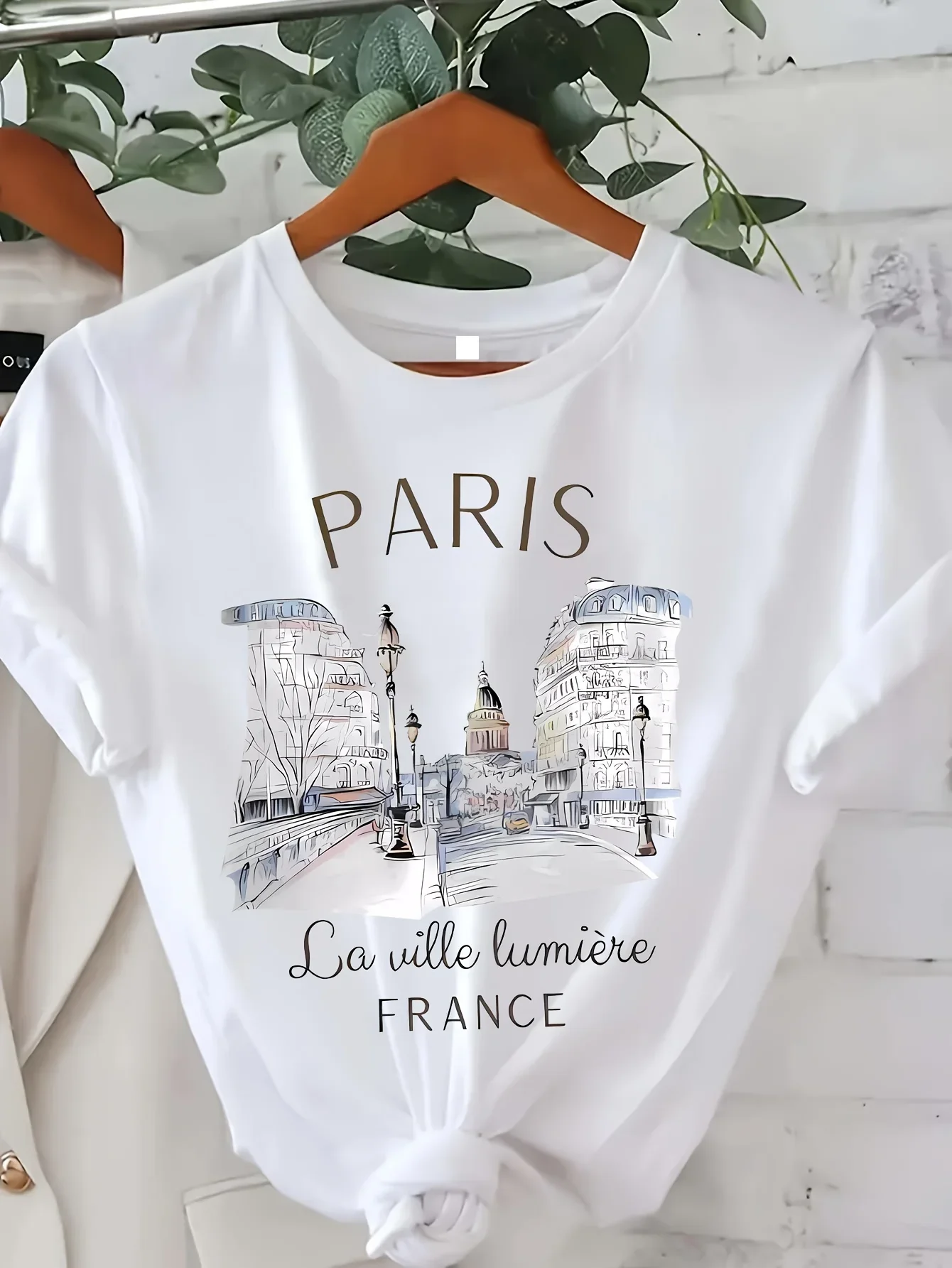 Women'S Fashion Paris - Y2k футболка Париж женская футболка с