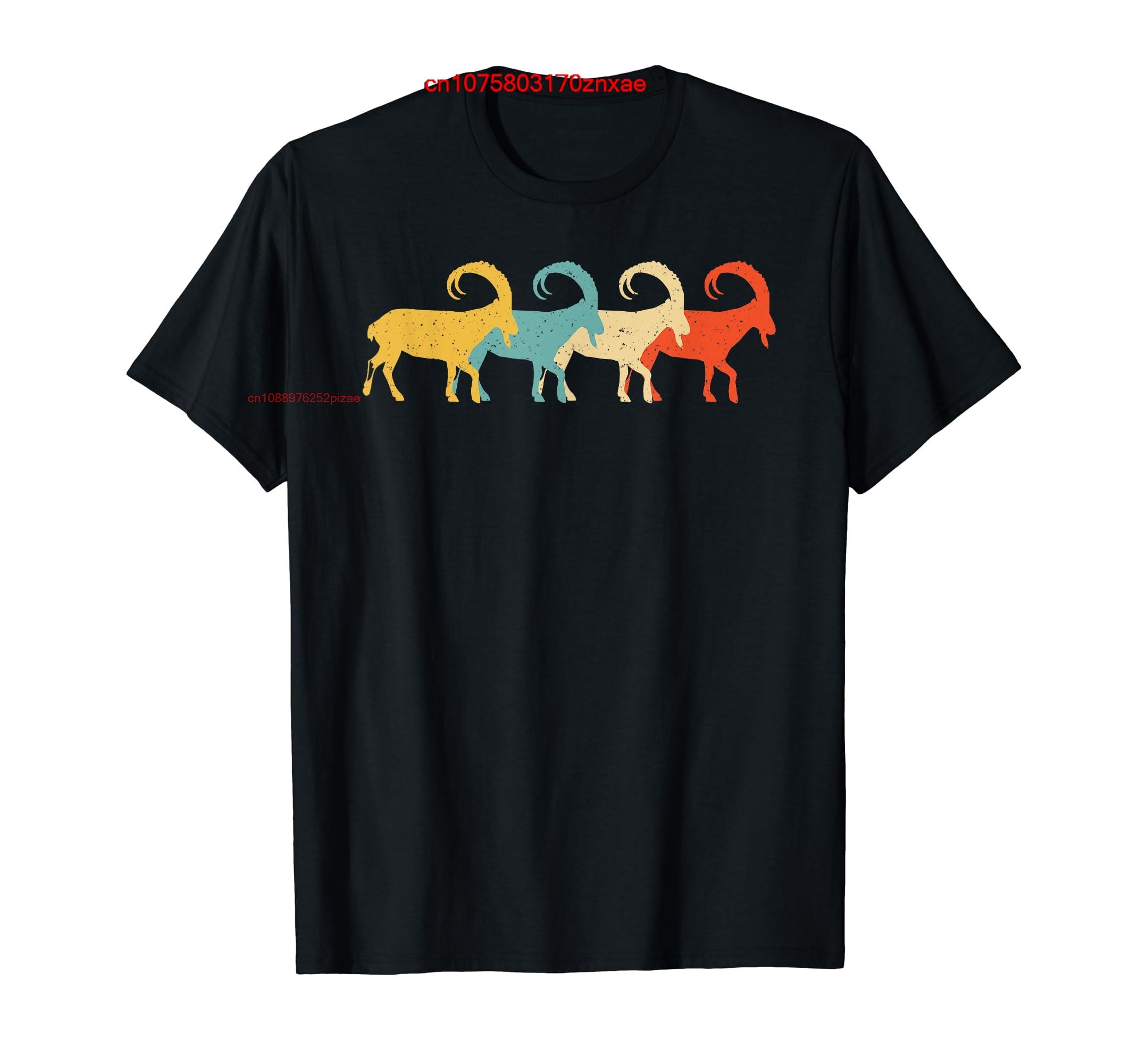 Women'S Fashion In The 60S - 100% хлопок Markhor Vintage Retro Goat