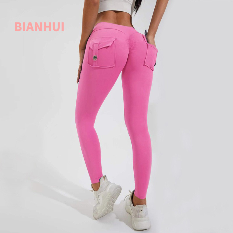 Women'S Fashion Leggings - BIANHUI леггинсы для фитнеса женские карманные