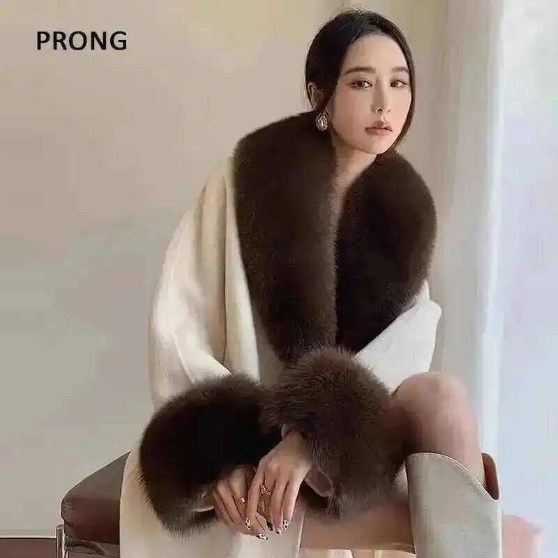 Women'S Fashion Essentials - Женское зимнее пальто, куртка, меховой шарф,