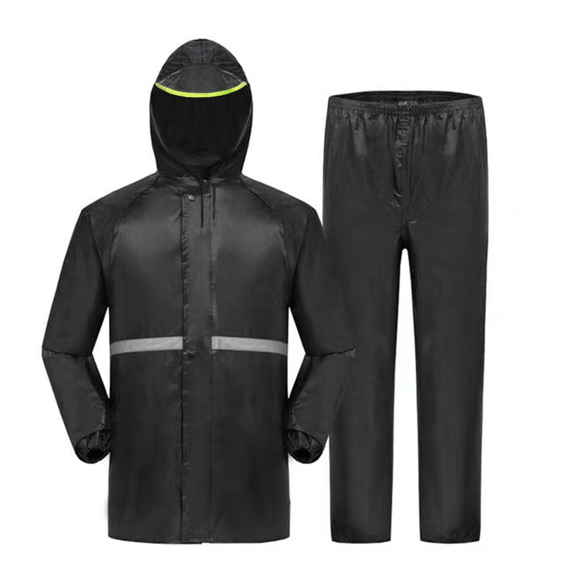 Women'S Fashion Rain Jacket - Дождевик с капюшоном и брюки для