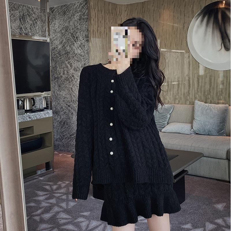 Pleated Skirt Women - Премиальный зимний комплект в корейском стиле: