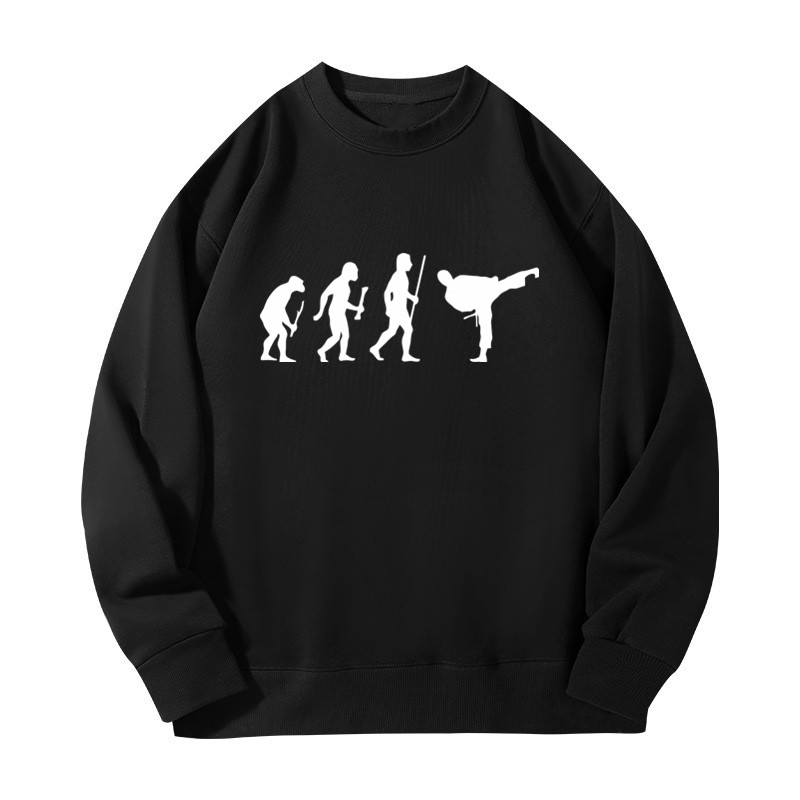 Women Fashion Evolution - Толстовка с принтом Evolution Karate для