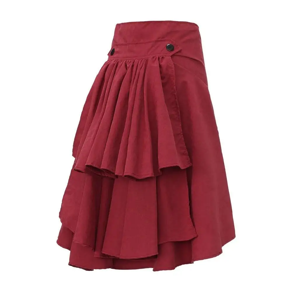Женский панк-фрак в стиле Рене – обзор и цена Pleated Skirt Women