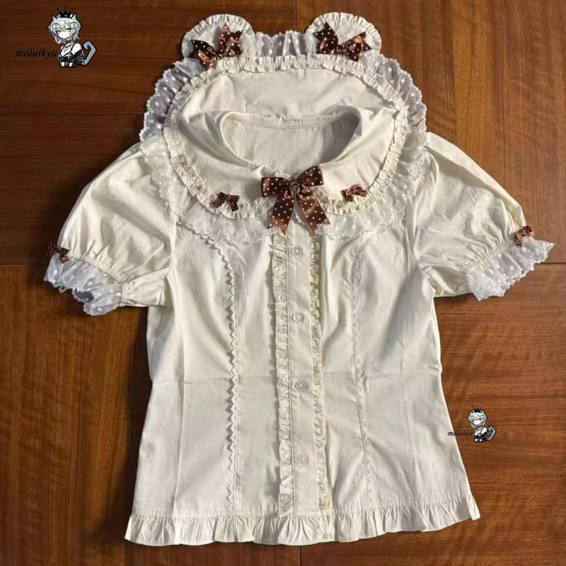 Милые блузки с рюшами, весенне – обзор и цена Puff Sleeve Blouse
