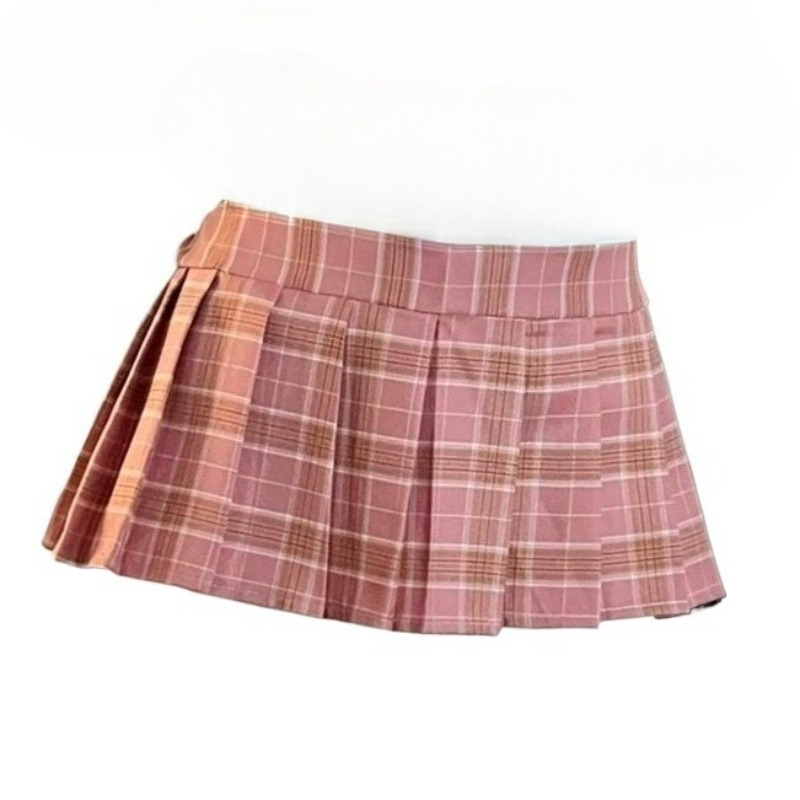 Японская аниме-юбка в клетку с – обзор и цена Pleated Skirt Women
