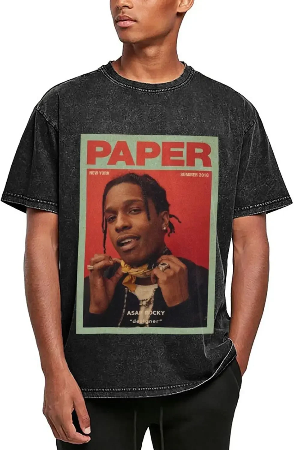 Винтажная футболка ASAP ROCKY  – обзор и цена Women'S Fashion Graphic Tees