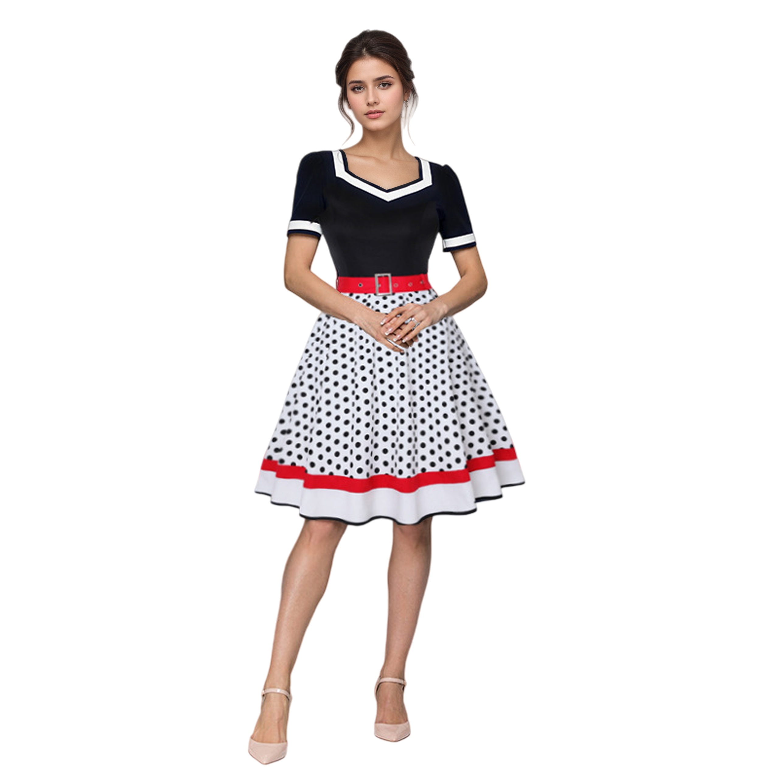 Винтажное свободное платье с v – обзор и цена Women'S Fashion Of The 50S
