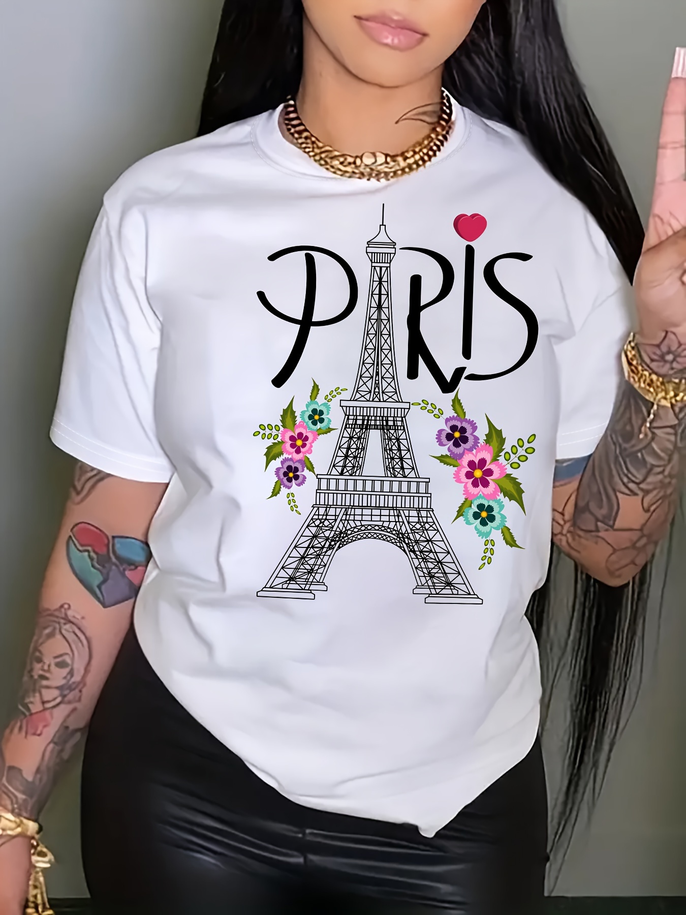 Футболка с коротким рукавом и  – обзор и цена Women'S Fashion Paris