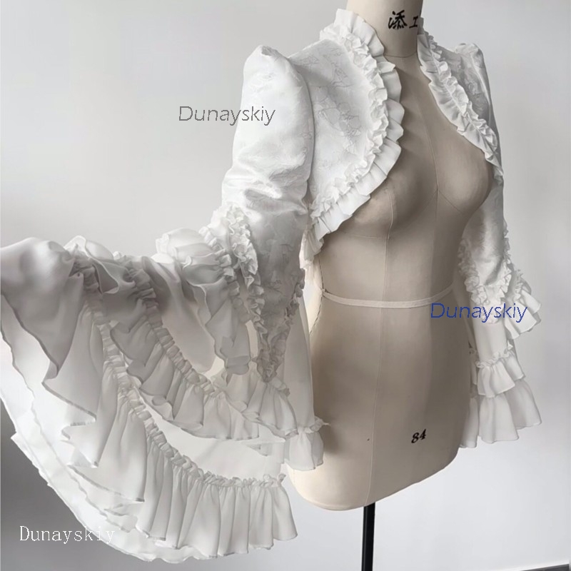 Готический комплект для вечери – обзор и цена Puff Sleeve Blouse