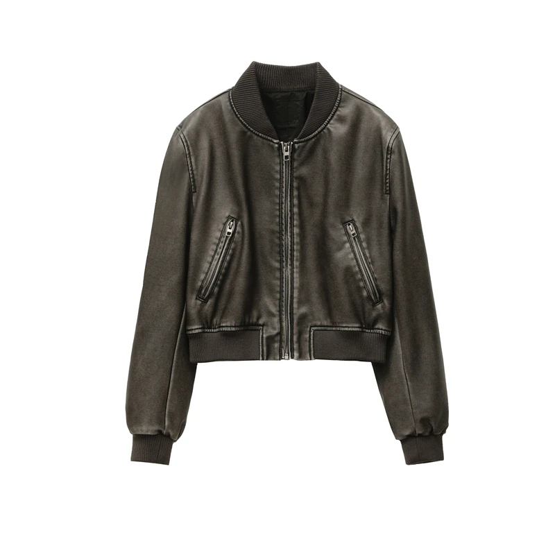 LEIDIANMU, новинка 2025, винта – обзор и цена Women'S Fashion Bomber Jacket