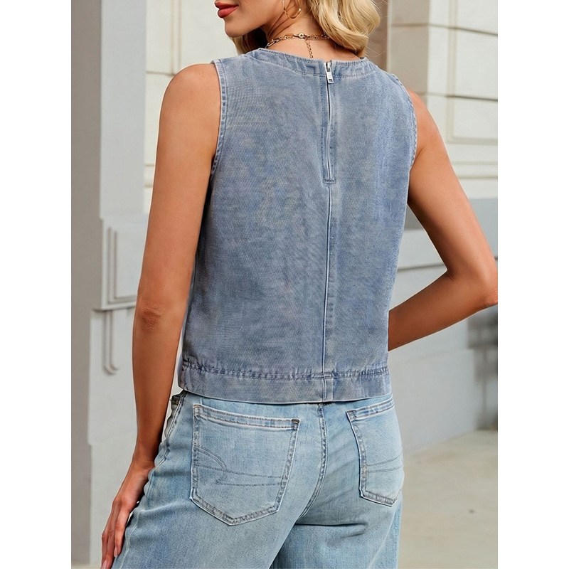 Женский джинсовый жилет Benuyn – обзор и цена Women'S Fashion Vest Tops