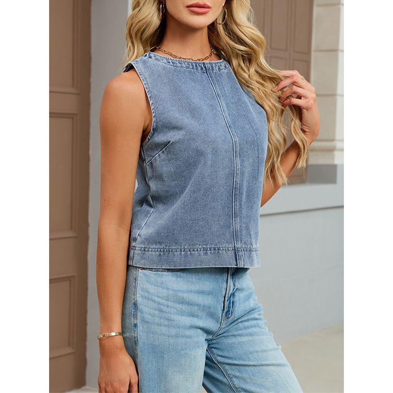 Женский джинсовый жилет Benuyn – обзор и цена Women'S Fashion Vest Tops