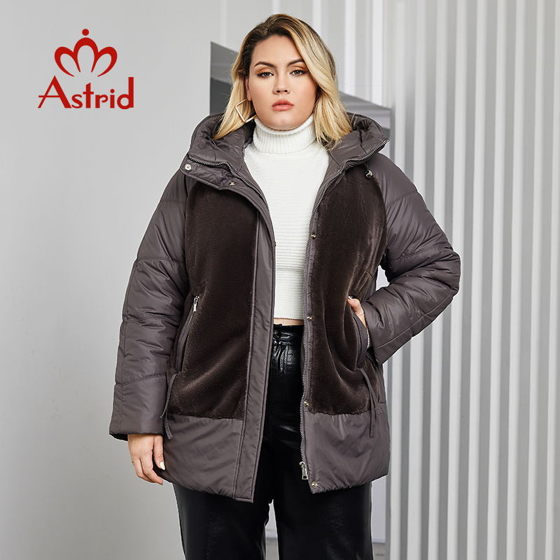 Astrid размера плюс, зимняя ку – обзор и цена Women'S Fashion Quilted Jacket