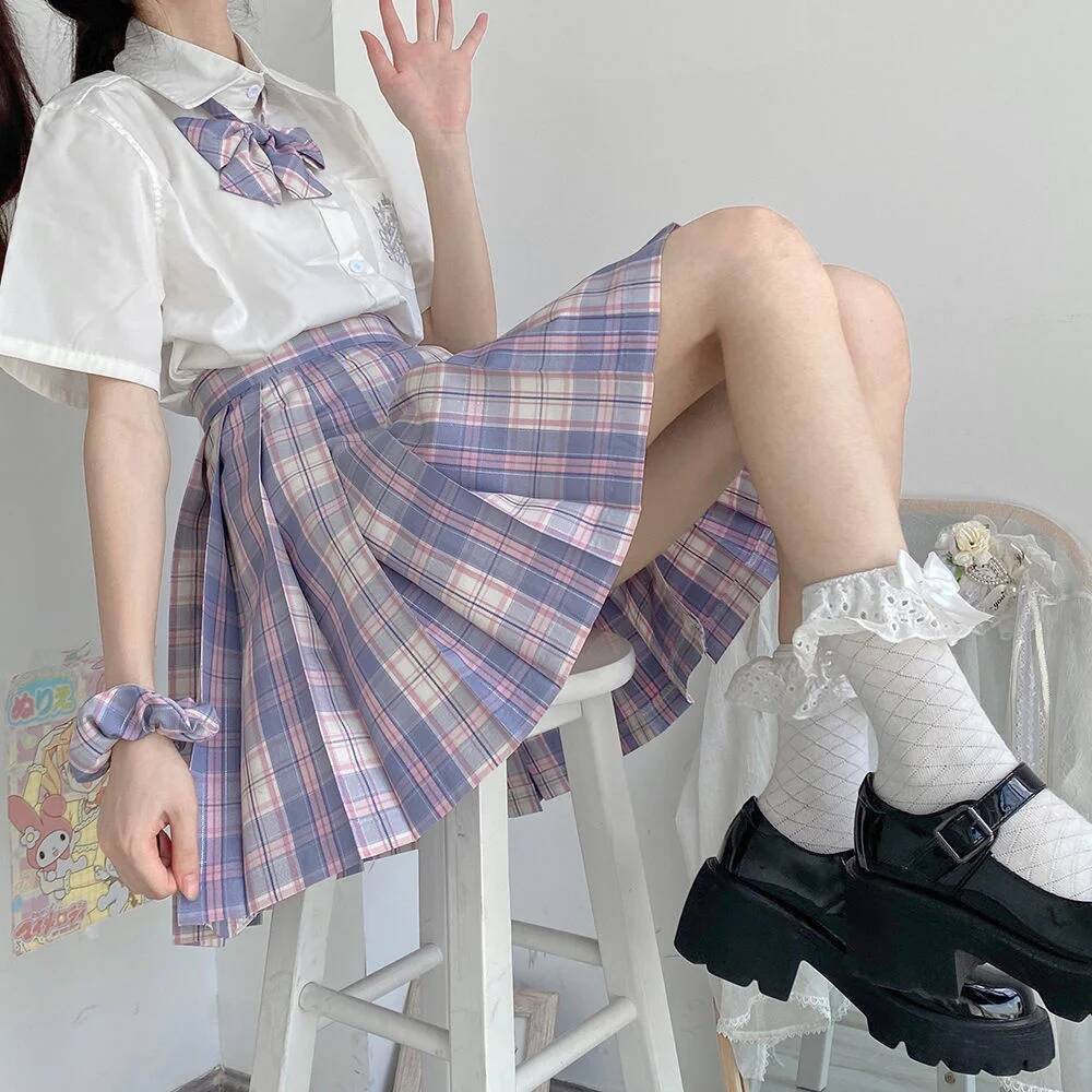 Женские мини-юбки Jk, японская – обзор и цена Pleated Skirt Women