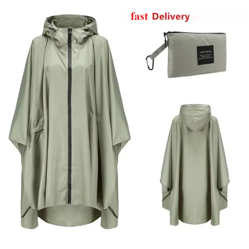 Нейлоновый мотоциклетный плащ  – обзор и цена Women'S Fashion Rain Jacket