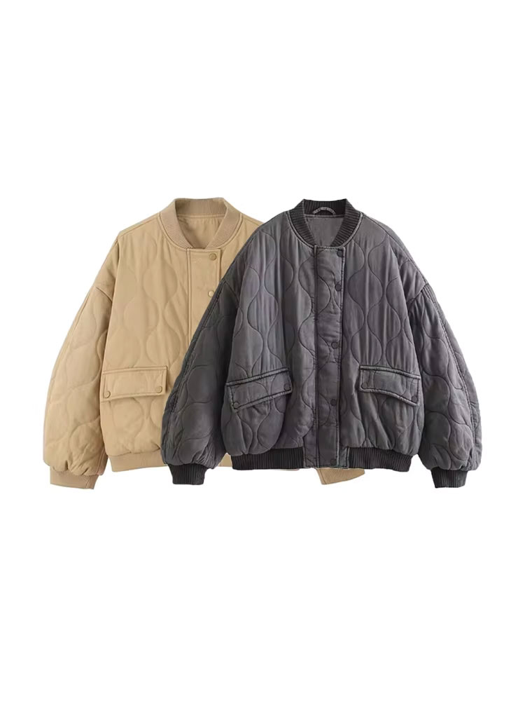 Женская мода, большие толстые  – обзор и цена Women'S Fashion Quilted Jacket