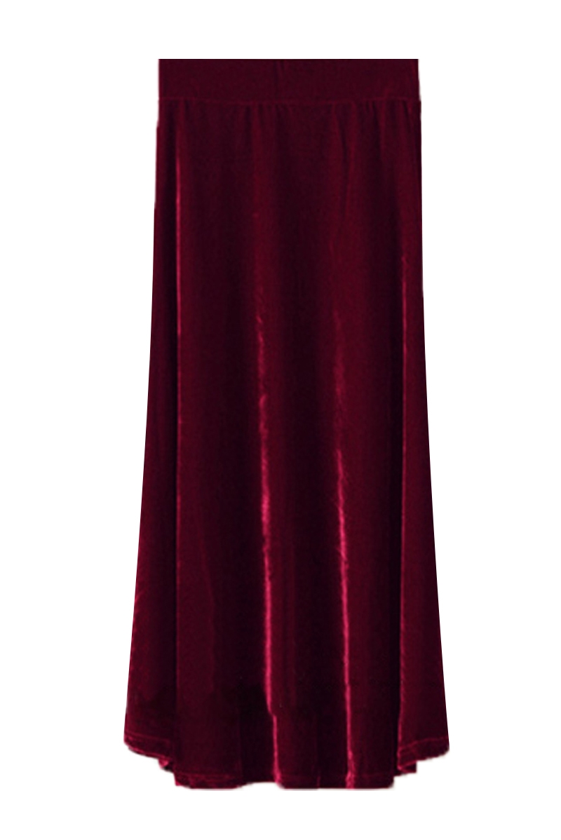TIYIHAILEY-Женская велюровая п – обзор и цена Pleated Skirt Women