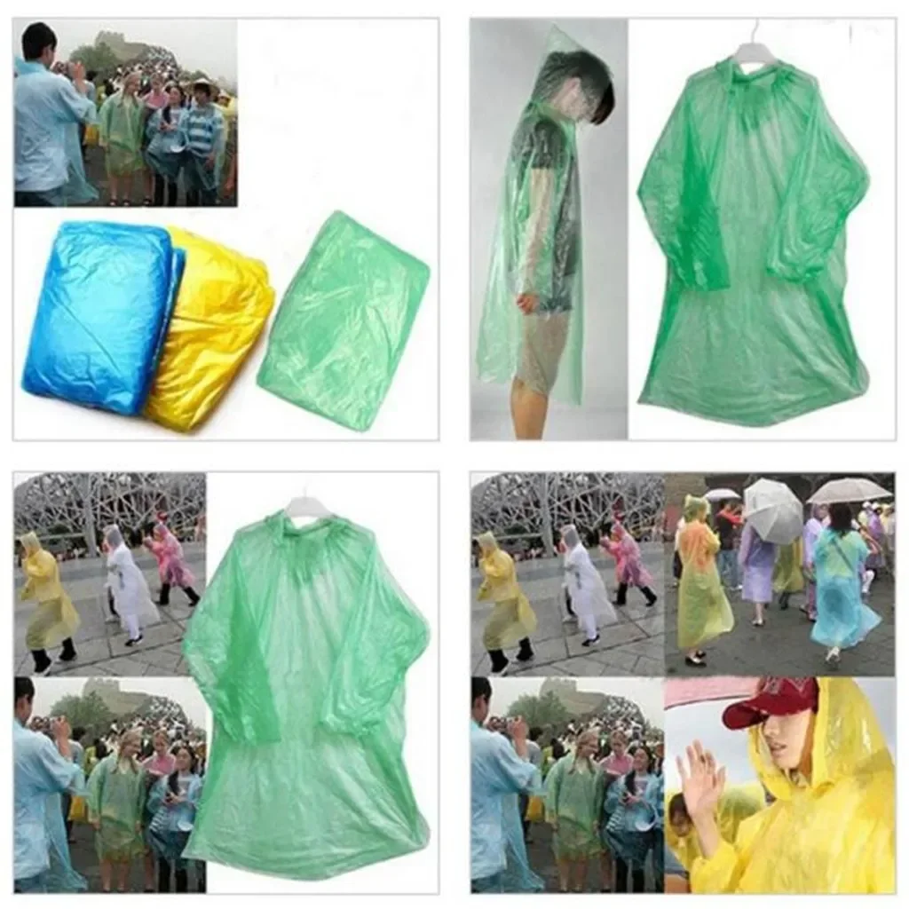 5/10 шт. одноразовый плащ для  – обзор и цена Women'S Fashion Rain Jacket