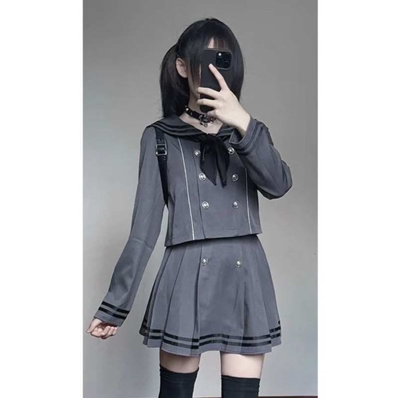 Японский субкультурный ретро к – обзор и цена Pleated Skirt Women