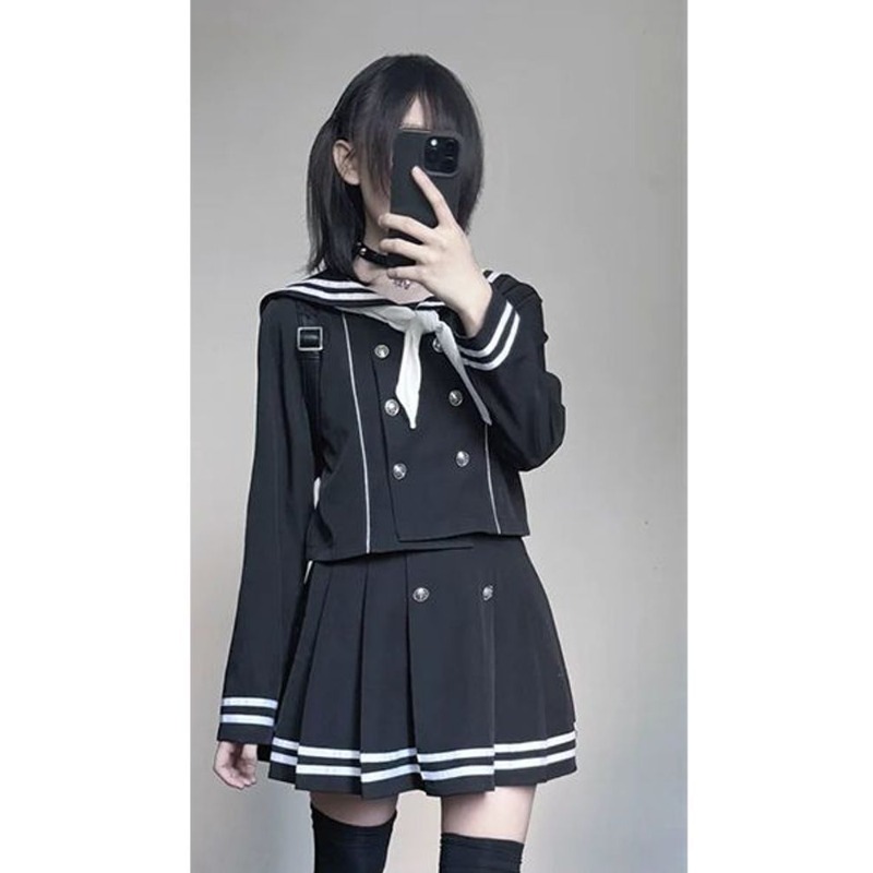 Японский субкультурный ретро к – обзор и цена Pleated Skirt Women