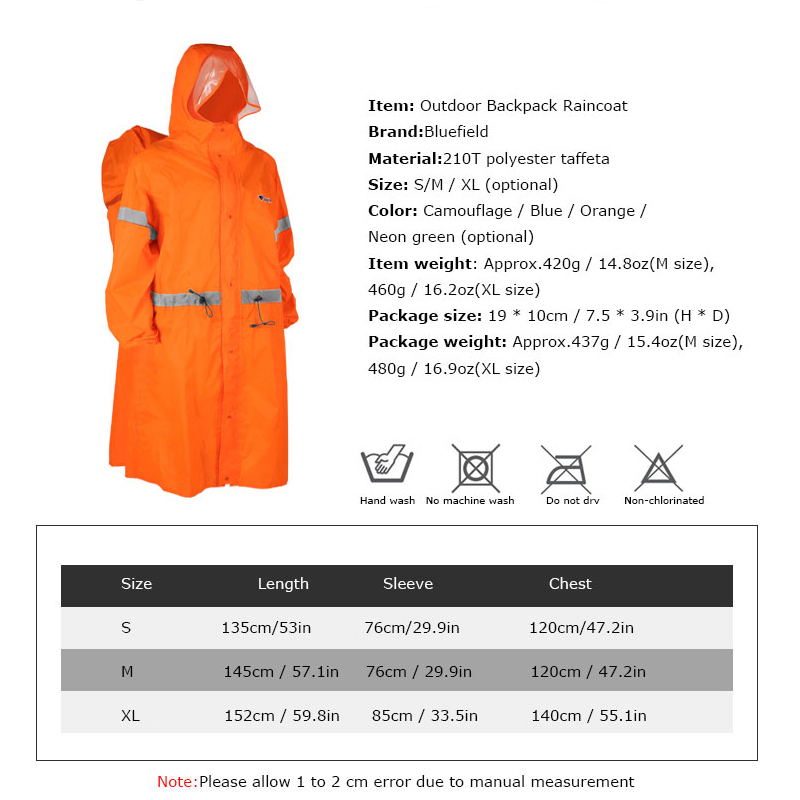 Универсальный светоотражающий  – обзор и цена Women'S Fashion Rain Jacket