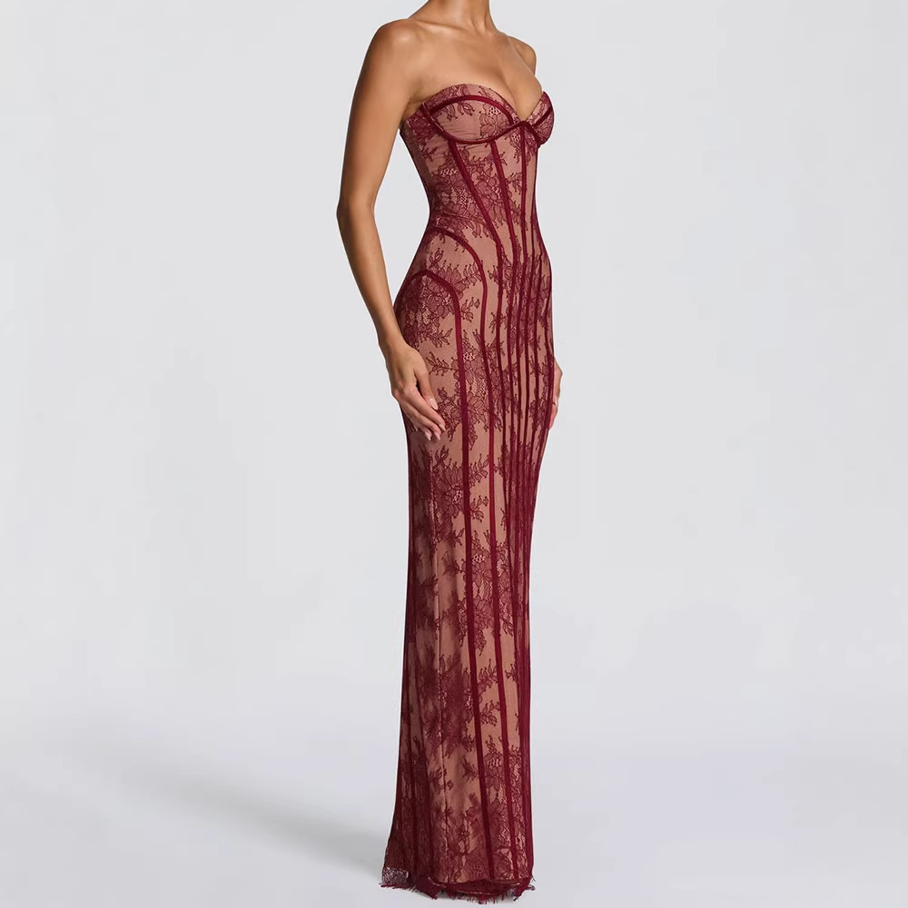 Платье макси без бретелек обле – обзор и цена Bodycon Dress Women